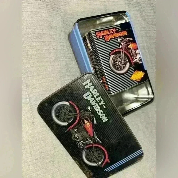Vintage Harley Davidson card set with tin - Picture 1 of 7